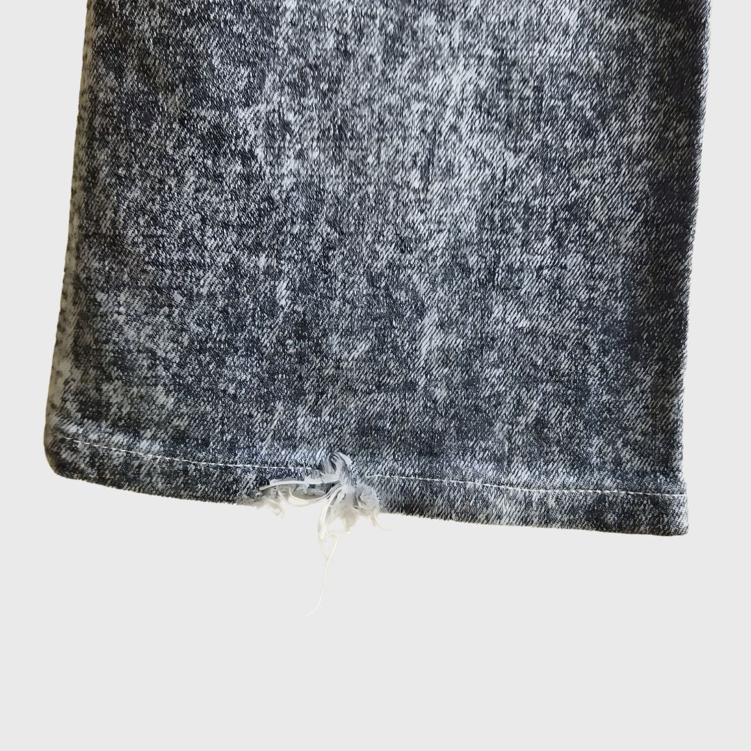 Vintage Gray Washed Denim