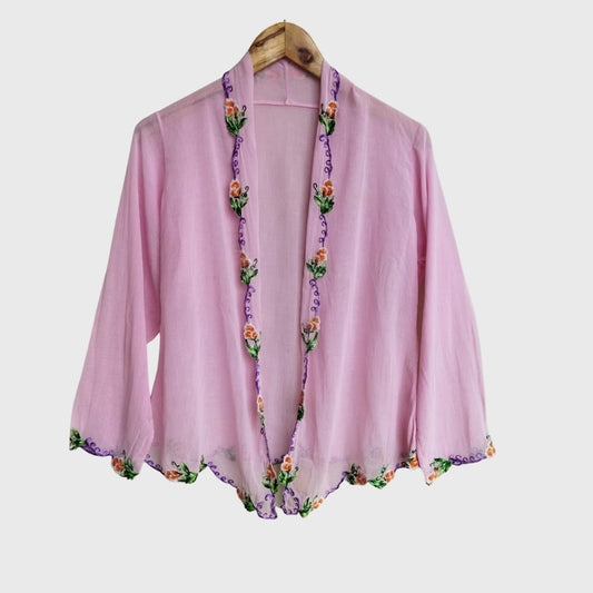 Vintage Pink Kebaya Voile