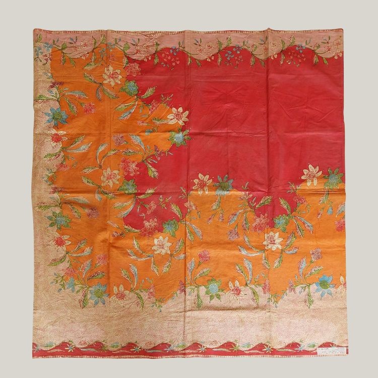 Vintage 1930’s Orange Hokokai Saroong