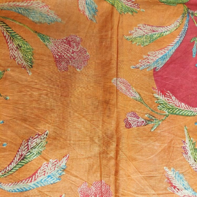 Vintage 1930’s Orange Hokokai Saroong