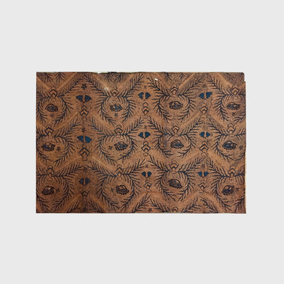 Vintage Sogan (Brown) Hand Drawn Gajah Birowo (Noble Elephant) Batik