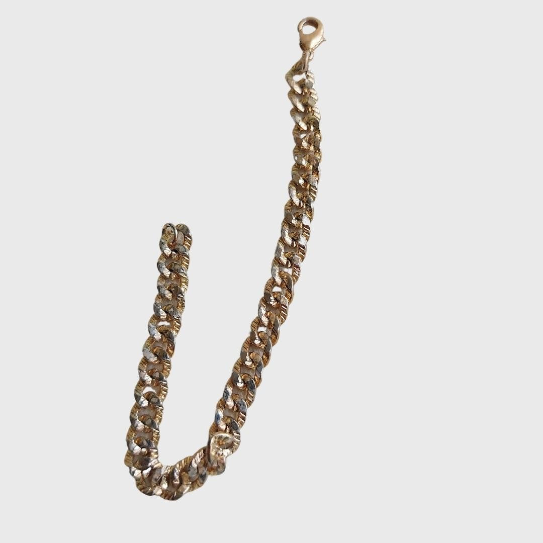 Plain Chain Bracelet with Copper Alloy Materials