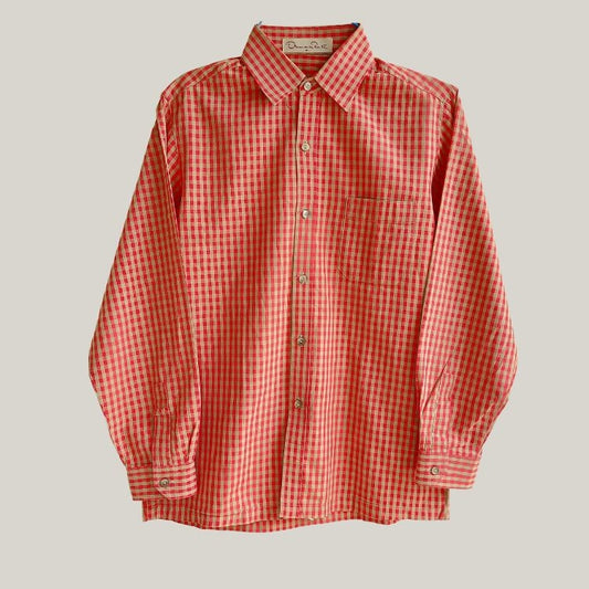 Vintage Oscar De La Renta Gingham Shirt