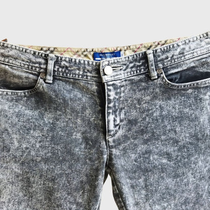 Vintage Gray Washed Denim