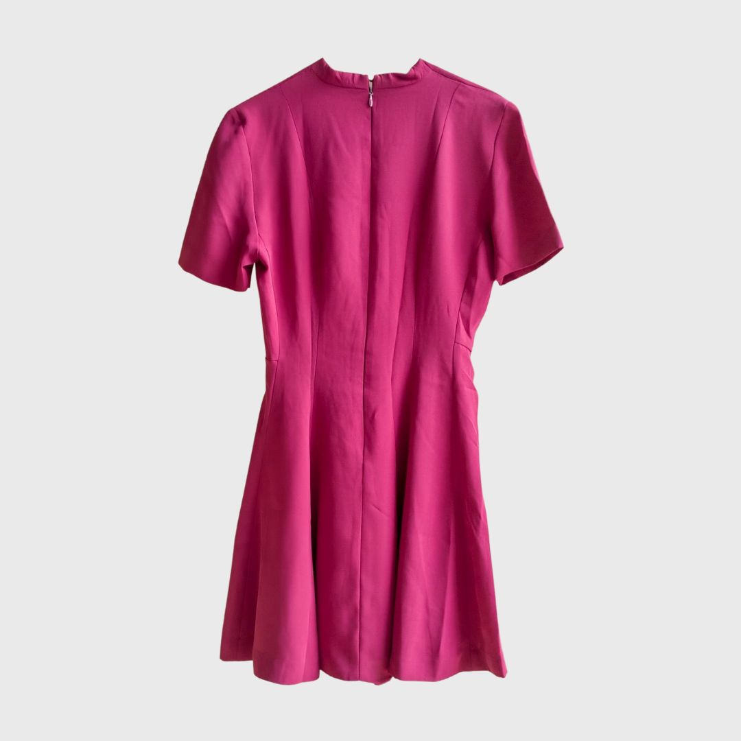 Vintage Fuchsia Waisted Dress