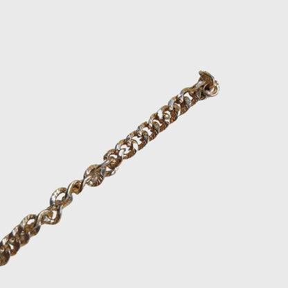 Plain Chain Bracelet with Copper Alloy Materials