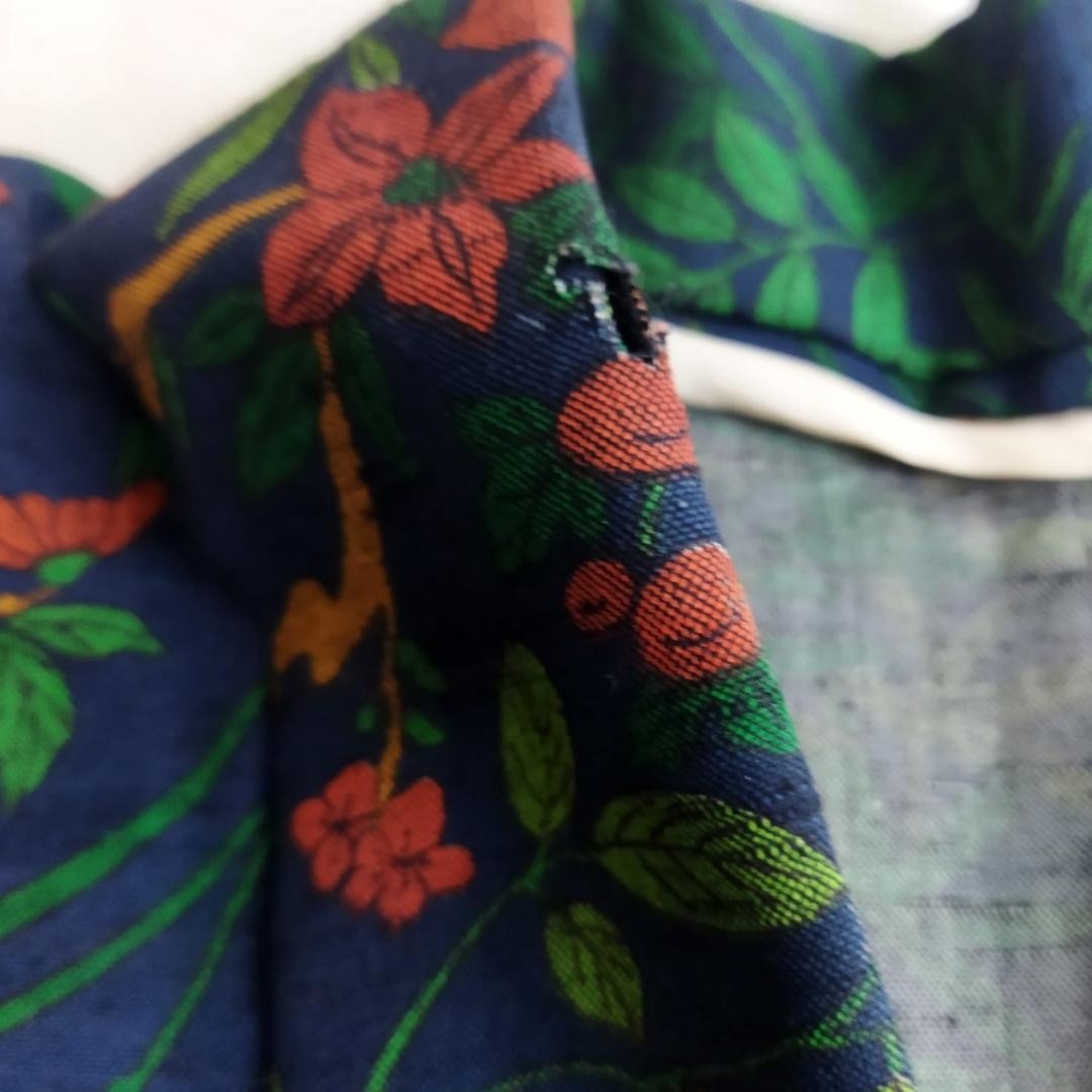 Vintage Navy Floral Yukata