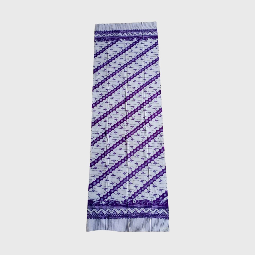 Vintage Purple Parang Barong Shawl