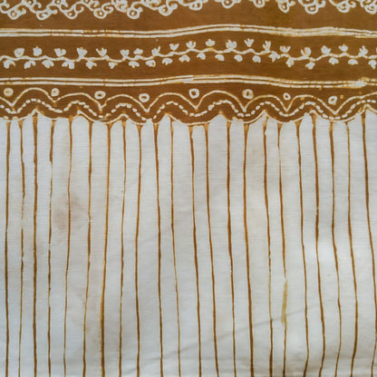 Vintage Gray Brown Parang Barong Shawl