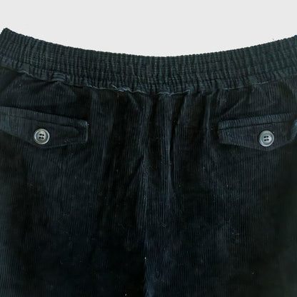 Vintage Black Corduroy Trousers