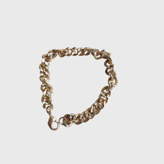 Plain Chain Bracelet with Copper Alloy Materials