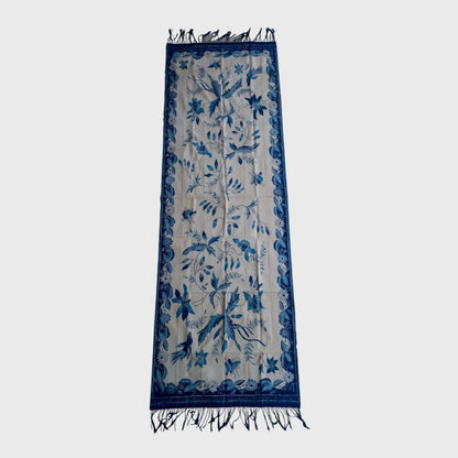 Vintage Blue White Kelengan Shawl